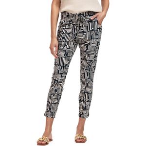 Studio Anneloes Startup graphic trousers blauw (Maat: M)