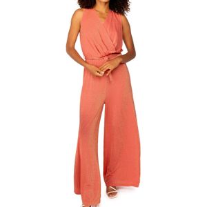 Freebird Jumpsuit oranje (Maat: L) - Halslijn: V-hals,