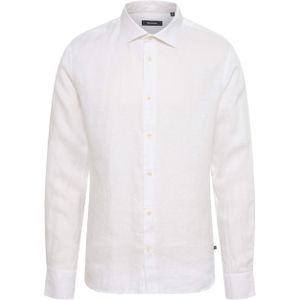 Matinique Overhemd lange mouw wit (Maat: 37) - Effen