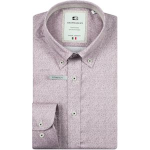 Giordano Overhemd lange mouw roze (Maat: L)