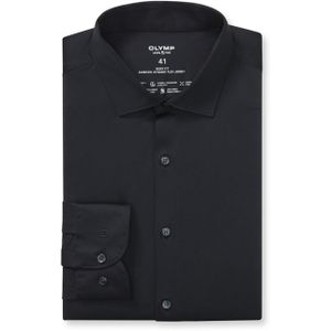 OLYMP - Level Five 24/Seven - Overhemd - Zwart - Body Fit - Modern Kent