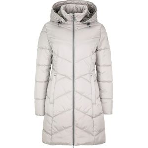 Betty Barclay - Pluche Outdoorjas - Beige - Dames - Met Afneembare Capuchon