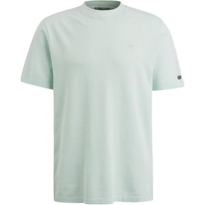 Cast Iron T-shirt groen (Maat: M) - Effen - Halslijn: Ronde hals,