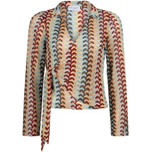 Lofty Manner Blouse multicolor (Maat: M) - Halslijn: V-hals,