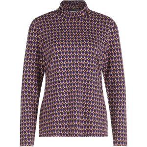 Betty Barclay Longsleeve paars (Maat: 42) - Halslijn: Opstaande kraag,