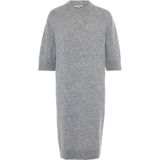 Garcia Jurk grijs (Maat: XS) - Effen - Halslijn: Ronde hals,