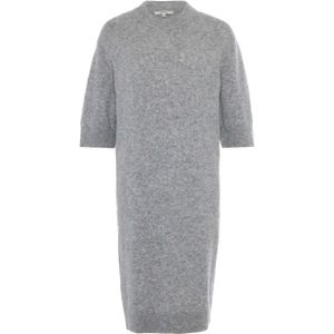 Garcia Jurk grijs (Maat: XS) - Effen - Halslijn: Ronde hals,