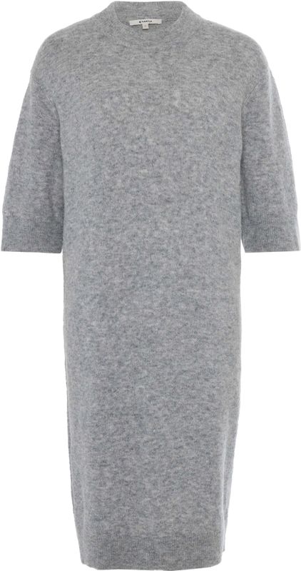 Garcia Jurk grijs (Maat: XS) - Effen - Halslijn: Ronde hals,