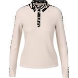 Marc Cain Sports Dames trui ecru (Maat: 38) - Effen - Halslijn: Polokraag,