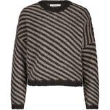 By-Bar - Pullover 25515018 DIAGONAL - Licht bruin
