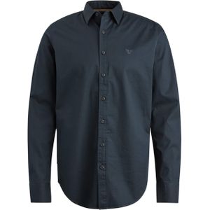 PME Legend Overhemd lange mouw blauw (Maat: XL) - Effen