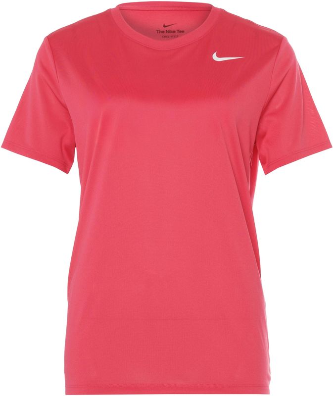 Nike - Dri-fit - T-shirt - Roze - Effen - Ronde Halslijn