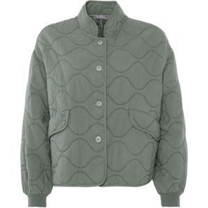 Geisha Blazer groen (Maat: S) - Effen