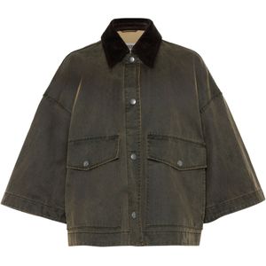 Drykorn Jas groen (Maat: 34) - Effen