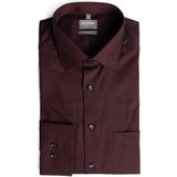 OLYMP - Luxor - Overhemd - Bordeauxrood - Comfort Fit - New Kent