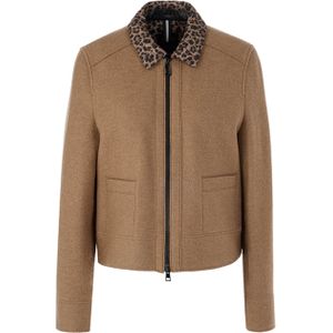 Marc Cain Sports Jas bruin (Maat: 38) - Effen