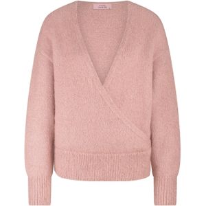 Studio Anneloes Dames trui roze (Maat: S) - Effen - Halslijn: V-hals,