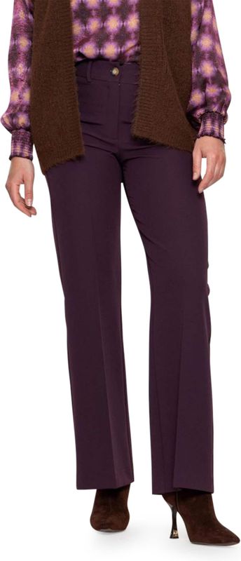 Geisha - Dressed Pantalon 51904 - Flared Broek - Paars - Dames