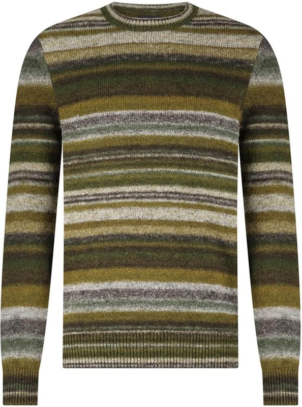 State of Art - Pullover - Groen - Crew-Neck