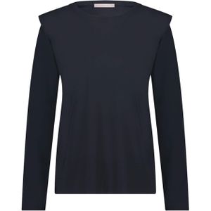 Studio Anneloes T-shirt blauw (Maat: XL) - Effen - Halslijn: Ronde hals,