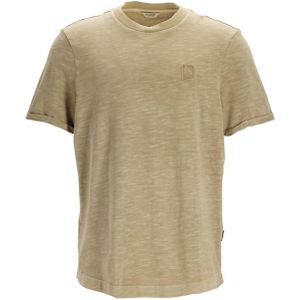 Chasin' T-shirt bruin (Maat: L) - Effen - Halslijn: Ronde hals,