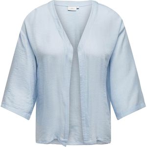 Only Carmakoma Vest blauw (Maat: 54) - Effen