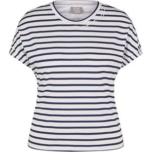 Rabe T-shirt blauw (Maat: 46) - Streep - Halslijn: Ronde hals,