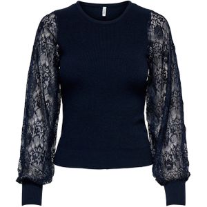 ONLY - ONLPerry - Trui - Donkerblauw - Lange Mouw