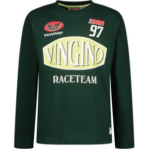 Vingino Longsleeve groen (Maat: 116) - Fotoprint - Halslijn: Ronde hals,