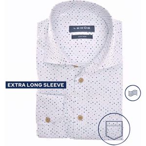 Ledub Overhemd extra lange mouw m7 wit (Maat: 40)
