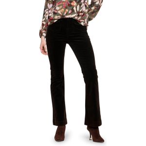 Geisha - Broek Corduroy - Zwart - Ribbroeken