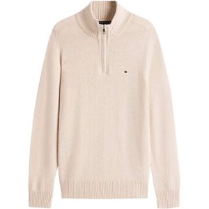 Tommy Hilfiger, Heren, Truien, Beige, Maat: S Wol,