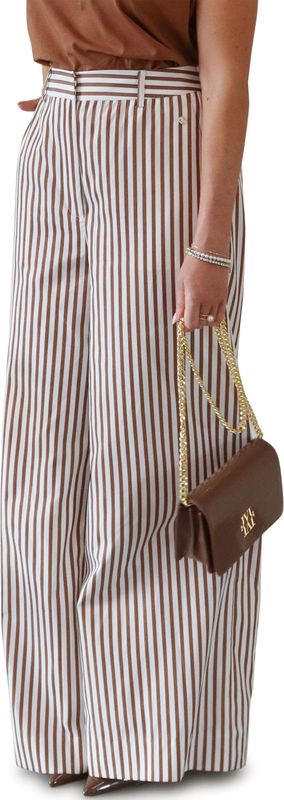 Odessa Pantalon - Chocolate Brown/Light Ecru XXS