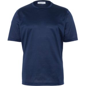 Gran Sasso T-shirt blauw (Maat: 52) - Effen - Halslijn: Ronde hals,