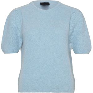 Liu Jo - Trui - Blauw - Glitter - Ronde Halslijn