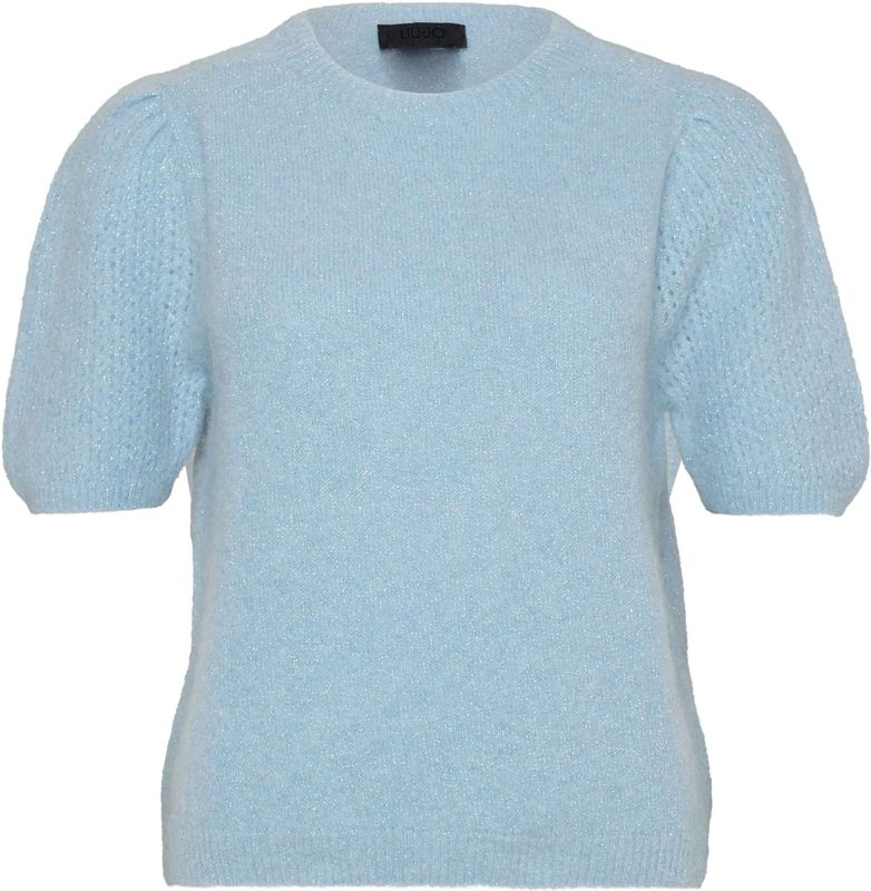 Liu Jo - Lt Sugat Blue Lux - Rondgebreide Trui - Blauw - Dames