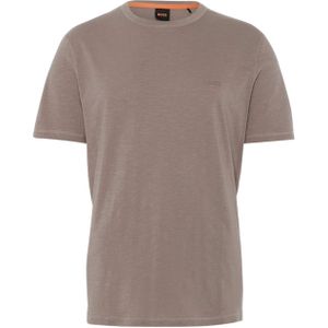 Boss Orange T-shirt bruin (Maat: 2XL) - Effen - Halslijn: Ronde hals,
