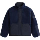 Tommy Hilfiger Bomberjack voor jongens, Blauw Donker Nacht Navy, 12 Maanden