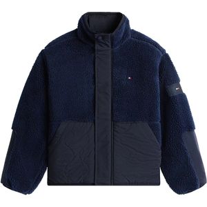 Tommy Hilfiger Bomberjack voor jongens, Blauw Donker Nacht Navy, 12 Maanden