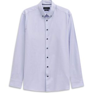 bugatti - Overhemd - Lichtblauw/Wit - Regular Fit - Lange Mouw