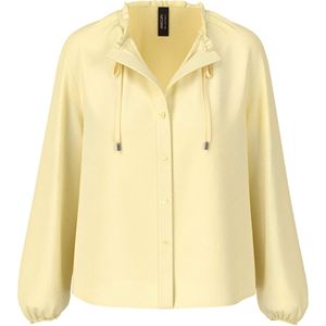 Marc Cain Sports Dames blouse geel (Maat: 38) - Effen - Halslijn: Ronde hals,