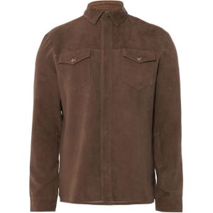 Alter Ego Overshirt bruin (Maat: L) - Effen