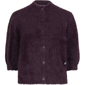 Dante6 Dames vest bordeaux (Maat: L) - Effen - Halslijn: Ronde hals,