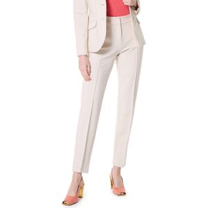 Summum Woman Trousers punto milano (4s2558) broek ecru (Maat: 40)