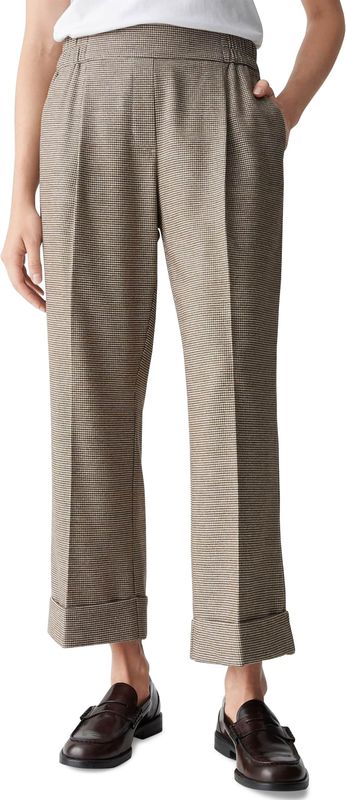 OPUS - Maikito Pepita - Damesbroek - Met Omslag en Persplooien