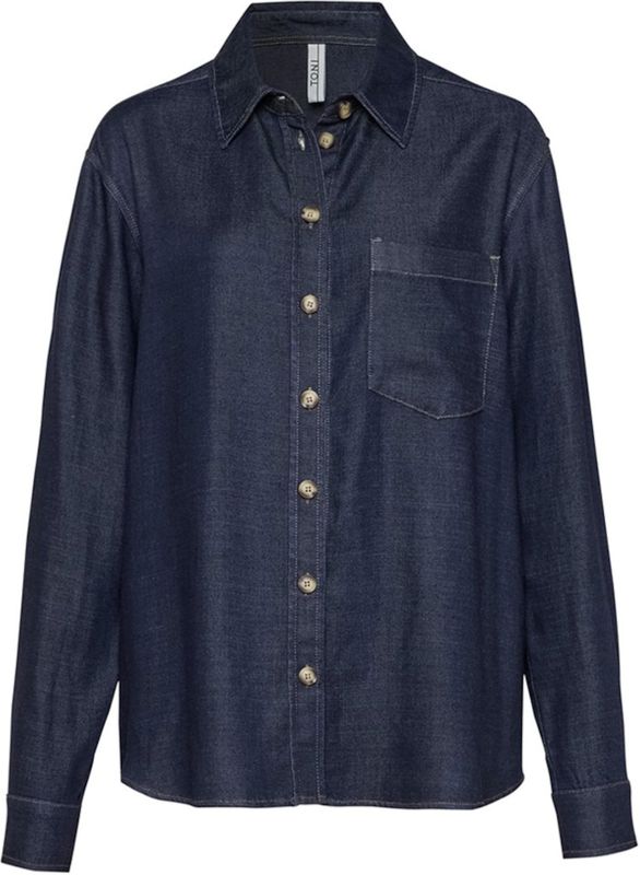 TONI Blouse - Denim - Diepblauw - Dames