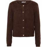 Geisha - Vest - Bruin - Met Lurex En Knopen - Dames