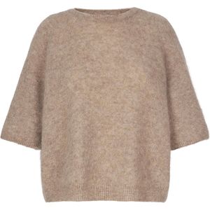 No man's land Sweater beige (Maat: XS) - Halslijn: Ronde hals,