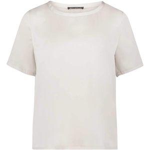 Betty Barclay - Blouse - Beige - Effen - Ronde Halslijn