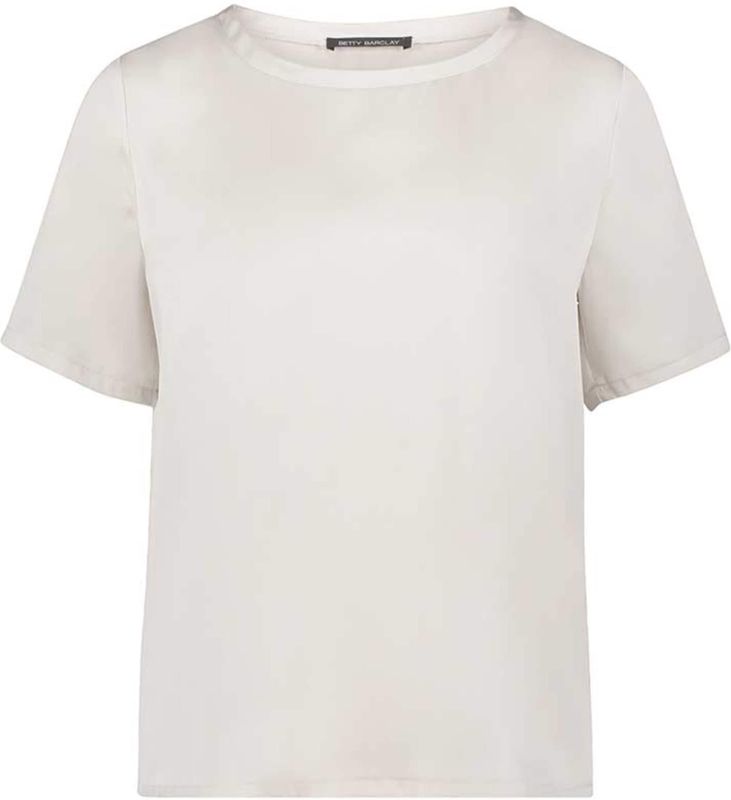Betty Barclay - Blouse - Beige - Effen - Ronde Halslijn
